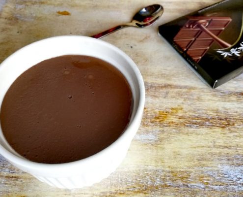 Protein chocolate pudding
