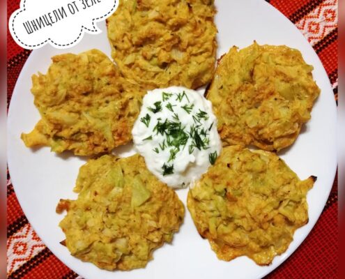 Шницели от зеле